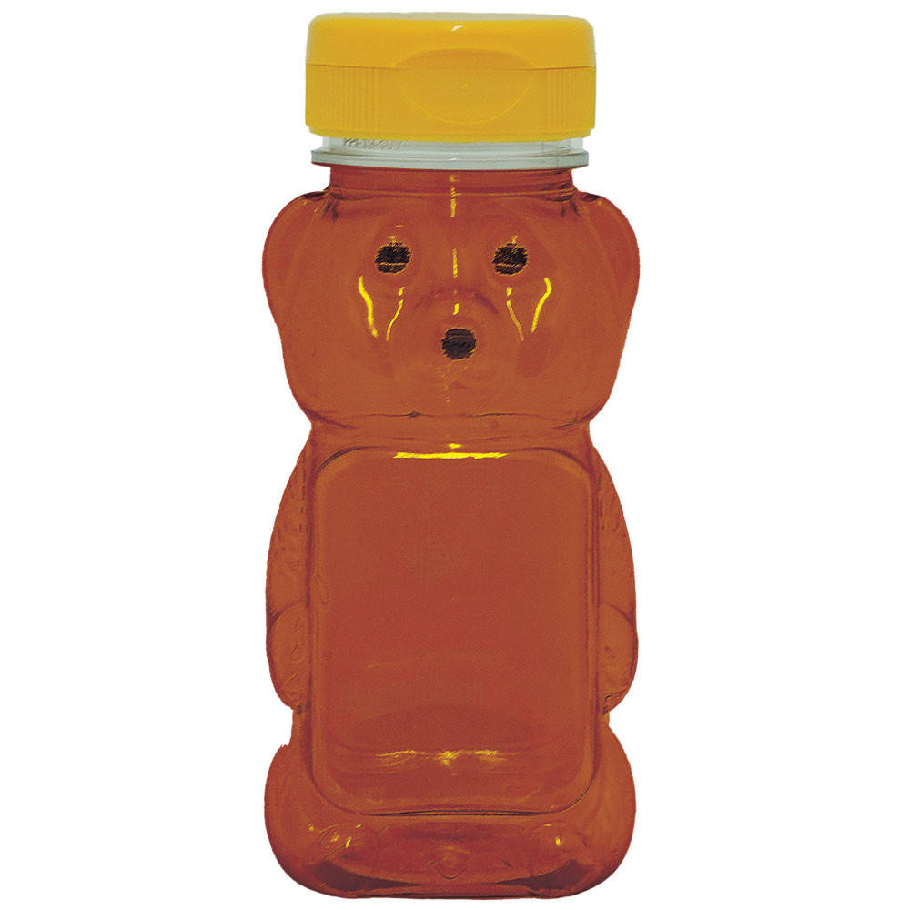 8 oz (226.79 g) PET Plastic Squeeze Bears, without lids, 525 pack