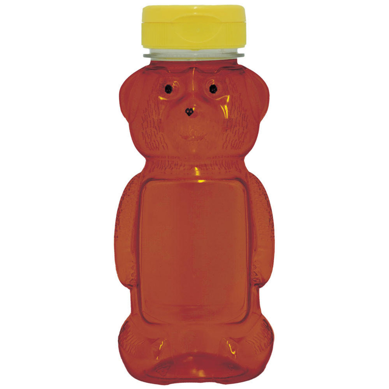 Honey Bear 12 oz (340.19 g) with Yellow Screw Cap, 24 pack