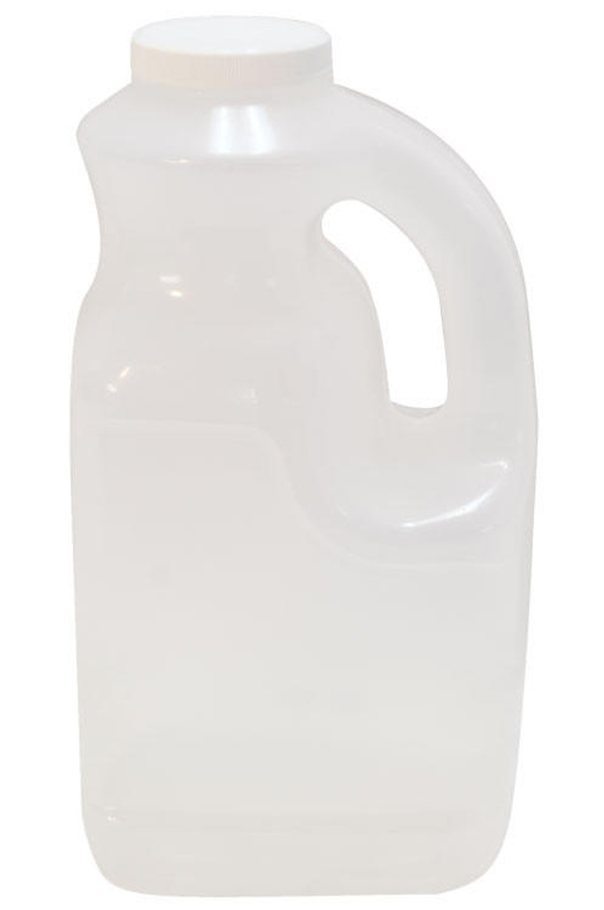 1 Gallon Plastic Jug with Lid for Water, Milk, Juice or Liquids, 2