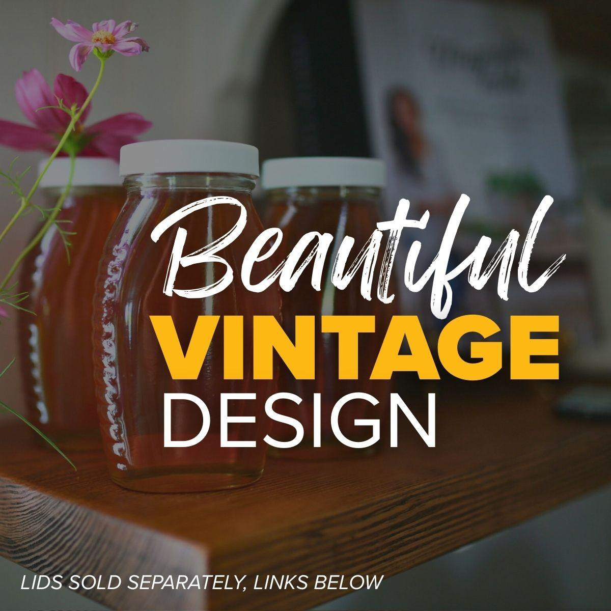 Classic Queenline Honey Jars - Glass | Mann Lake