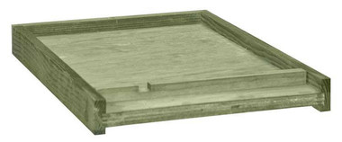 10 Frame Treated Bottom Board with Entrance Reducer