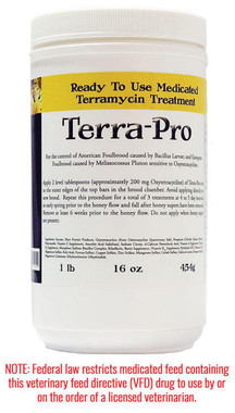 Terra-Pro Medicated Terramycin Treatment,Z128, Mann Lake Ltd.