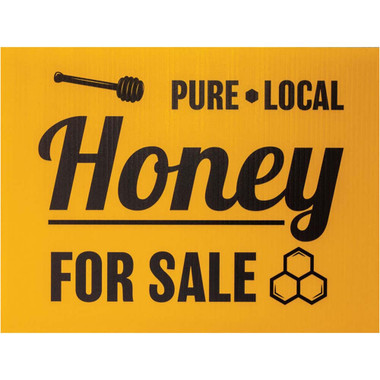 Pure Local Honey for Sale Sign,GF156, Mann Lake Ltd.