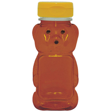 8 oz (226.79 g) PET Plastic Squeeze Bears, without lids, 525 pack,CN586, Mann Lake Ltd.