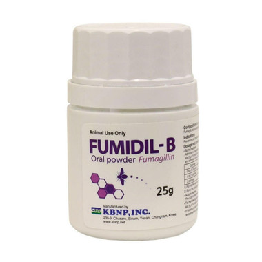 Fumidil-B Oral Powder Fumagillin, 25g,DC097, Mann Lake Ltd.
