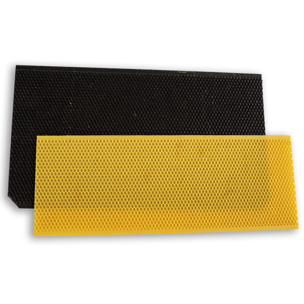 8 1/2" Waxed Rite-Cell Foundation, Natural or Black,  Case of 10,Z152, Mann Lake Ltd.