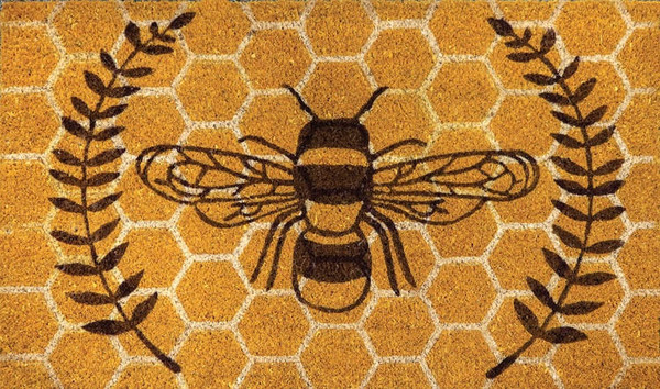 Honey Bee Doormat,GF409, Mann Lake Ltd.