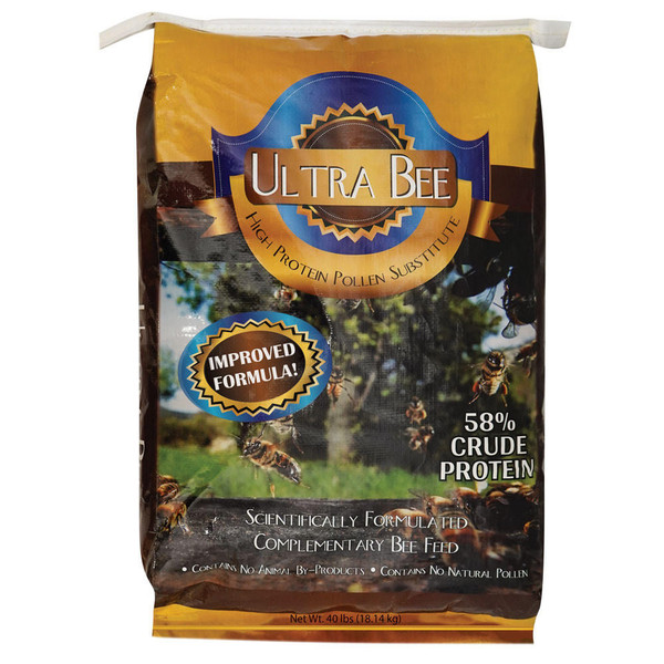 Ultra Bee High Protein Pollen Substitute Dry Feed, 40 lb,FD224, Mann Lake Ltd.