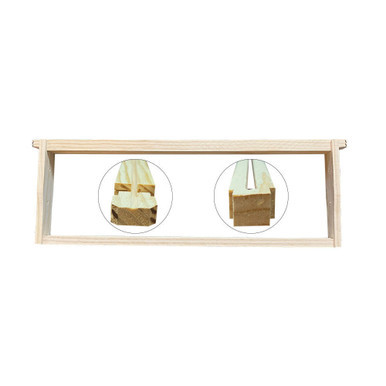 6 1/4" Medium Unassembled Frames - Wedge Top and Split Bottom with Pre-drilled Holes in Endbars - 100 Pack,FR932, Mann Lake Ltd.