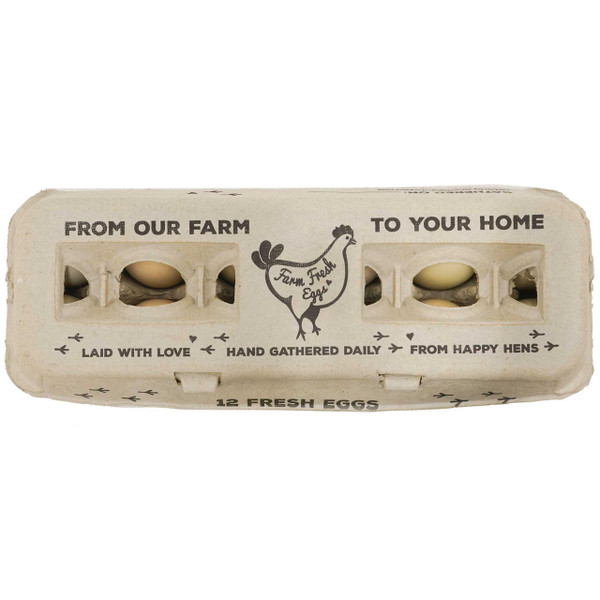 Printed Egg Carton, Farm Fresh,Y010, Mann Lake Ltd.