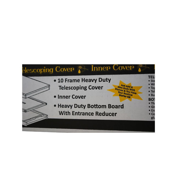 10 Frame Top Cover, Inner Cover, Bottom Board Kit | Mann Lake Ltd.
