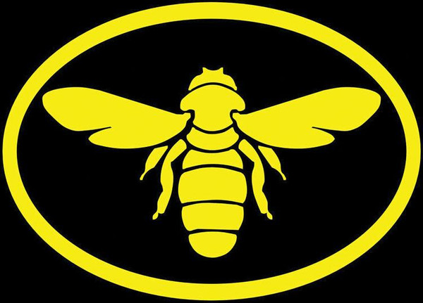 Bee Euro Decorative Decal