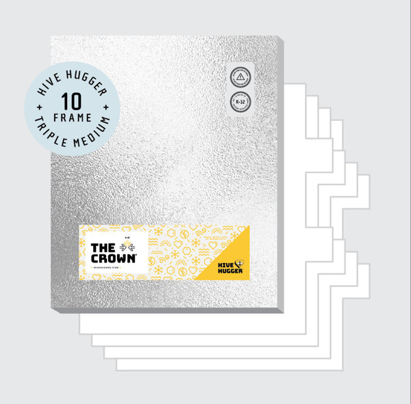 Hive Hugger® 10 Frame Triple Medium Set: Crown + Wrap High Density,HD772, Mann Lake Ltd.