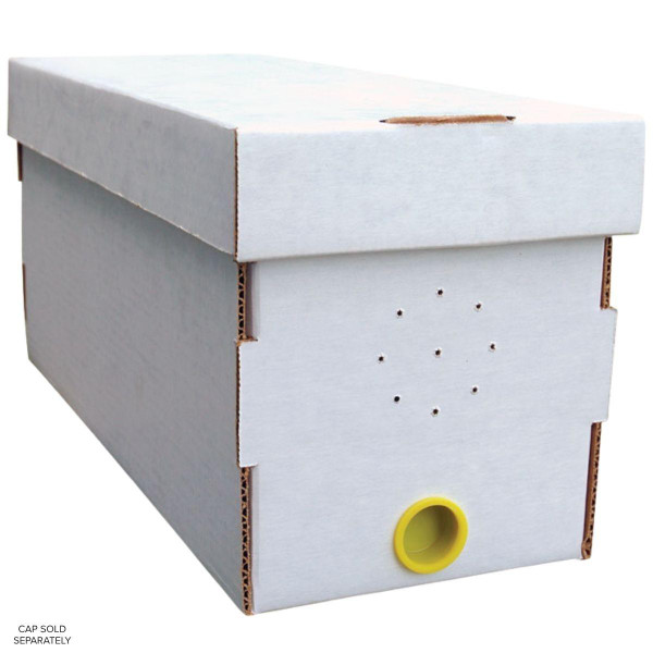 White Waxed Corrugated Cardboard Nuc Box,NB250, Mann Lake Ltd.