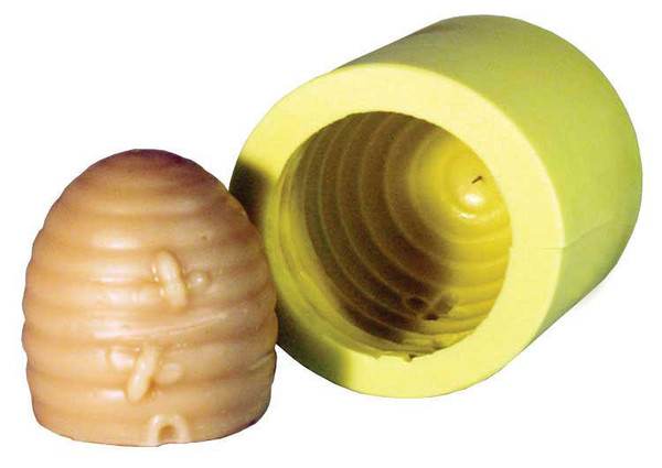 Buzzing Bee Skep Candle Mold,PM787, Mann Lake Ltd.