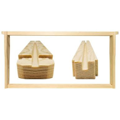 9 1/8" Deep Unassembled Frames - Groove Top and Groove Bottom with Pre-drilled Holes in Endbars - 100 Pack (10+ Packs),FR823, Mann Lake Ltd.