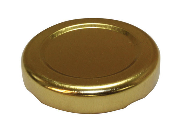 Gold Metal Lug Lids,Z279, Mann Lake Ltd.