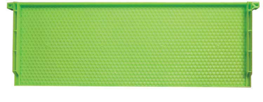 6 1/4" Green Plastic Drone Comb Frame,PF320, Mann Lake Ltd.