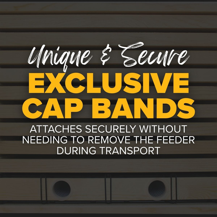 9 1/8" Pro Feeder - 2 1/2" Wide (Holds 1 1/2 Gallons) Cap and Ladder,FD525, Mann Lake Ltd.