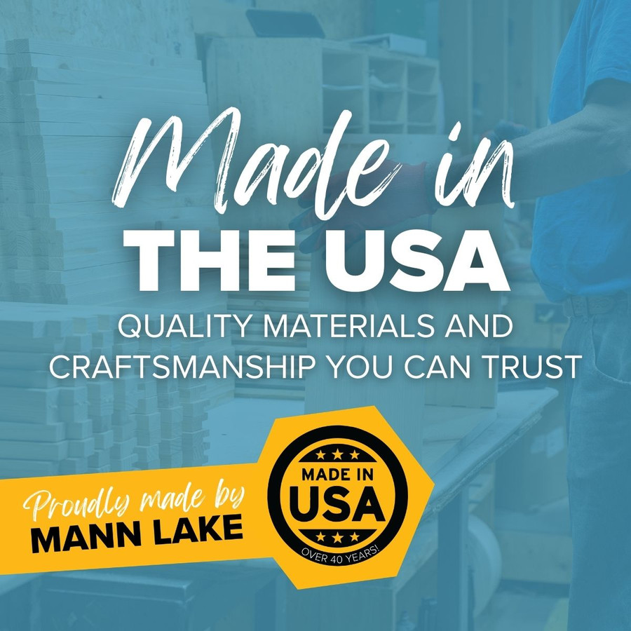 9 1/8" Pro Feeder - 2 1/2" Wide (Holds 1 1/2 Gallons) Cap and Ladder,FD525, Mann Lake Ltd.