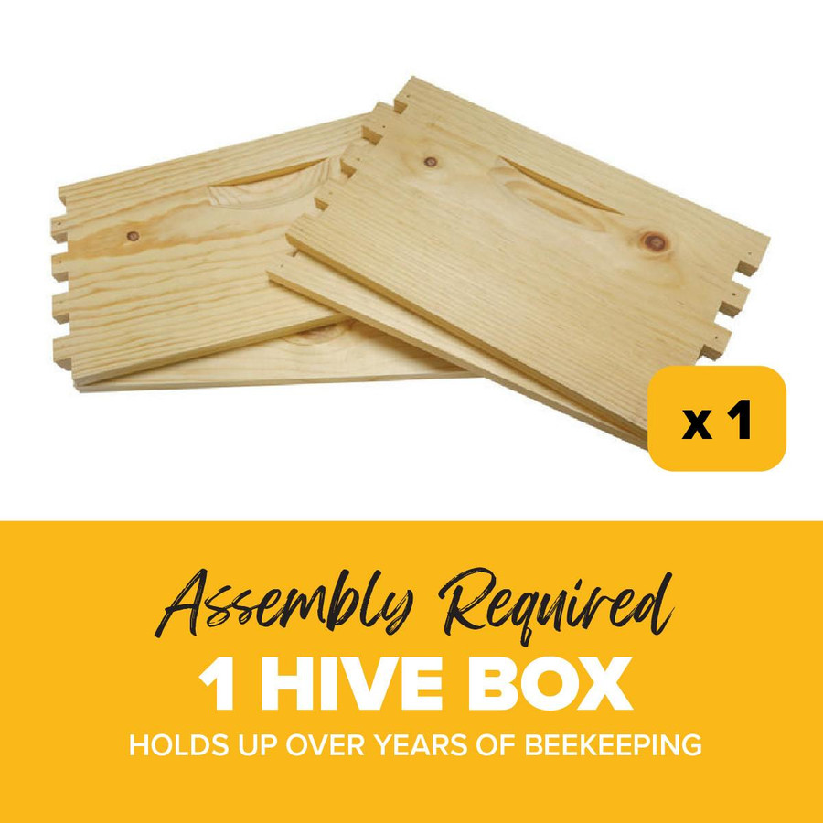 Unassembled 9 5/8" Commercial Grade Deep Hive Box,Z800, Mann Lake Ltd.