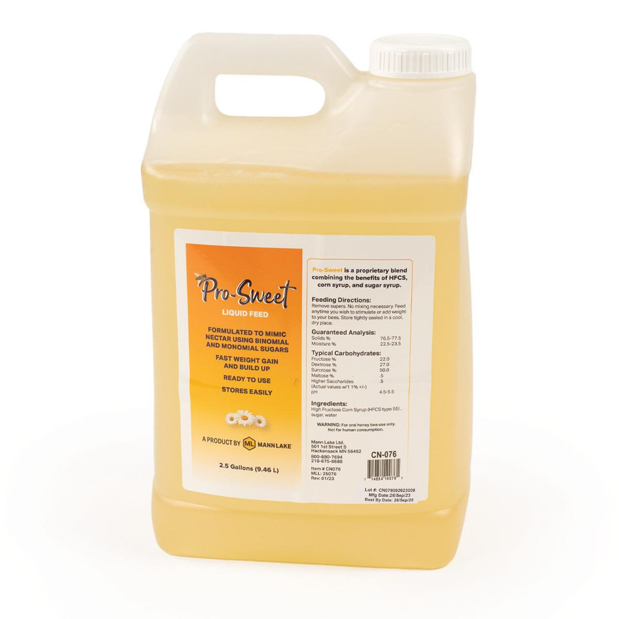 Pro-Sweet Liquid Feed,Z320, Mann Lake Ltd. Pro-Sweet Liquid Feed,Z320, Mann Lake Ltd.