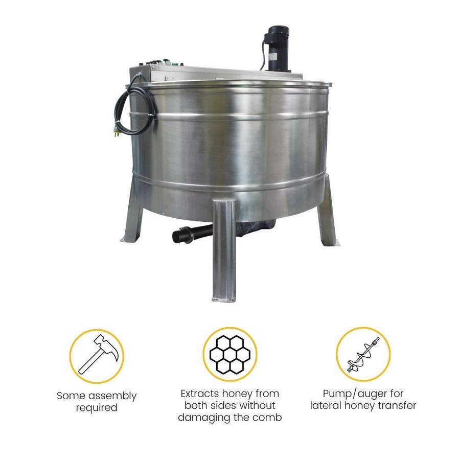 48 Frame Radial Extractor with Auger,HH826, Mann Lake Ltd. 48 Frame Radial Extractor with Auger,HH826, Mann Lake Ltd.