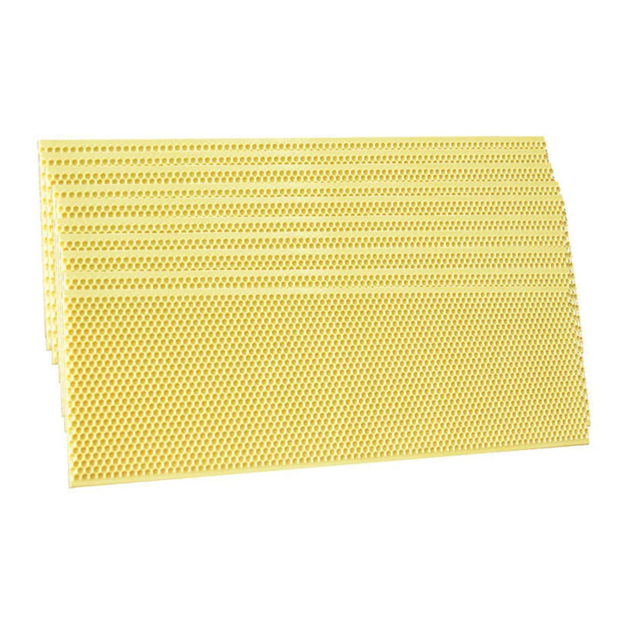 5 5/8" Natural Max Wax Rite-Cell Premium Foundation, 10 pack,FN721, Mann Lake Ltd.