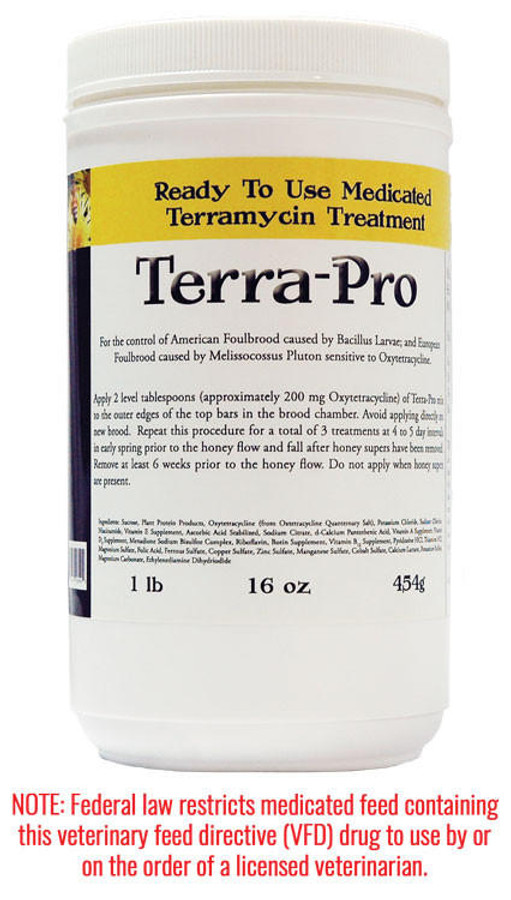Terra-Pro Medicated Terramycin Treatment,Z128, Mann Lake Ltd. Terra-Pro Medicated Terramycin Treatment,Z128, Mann Lake Ltd.