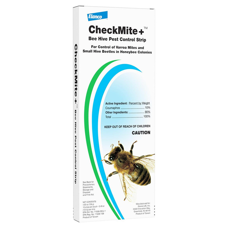 CheckMite+ Bee Hive Pest Control Strip, 10 Pack,DC810, Mann Lake Ltd. CheckMite+ Bee Hive Pest Control Strip, 10 Pack,DC810, Mann Lake Ltd.