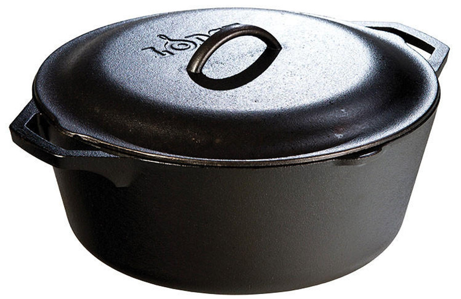 OLD Lodge 7 Quart Cast Iron Dutch Oven - collectibles - by owner