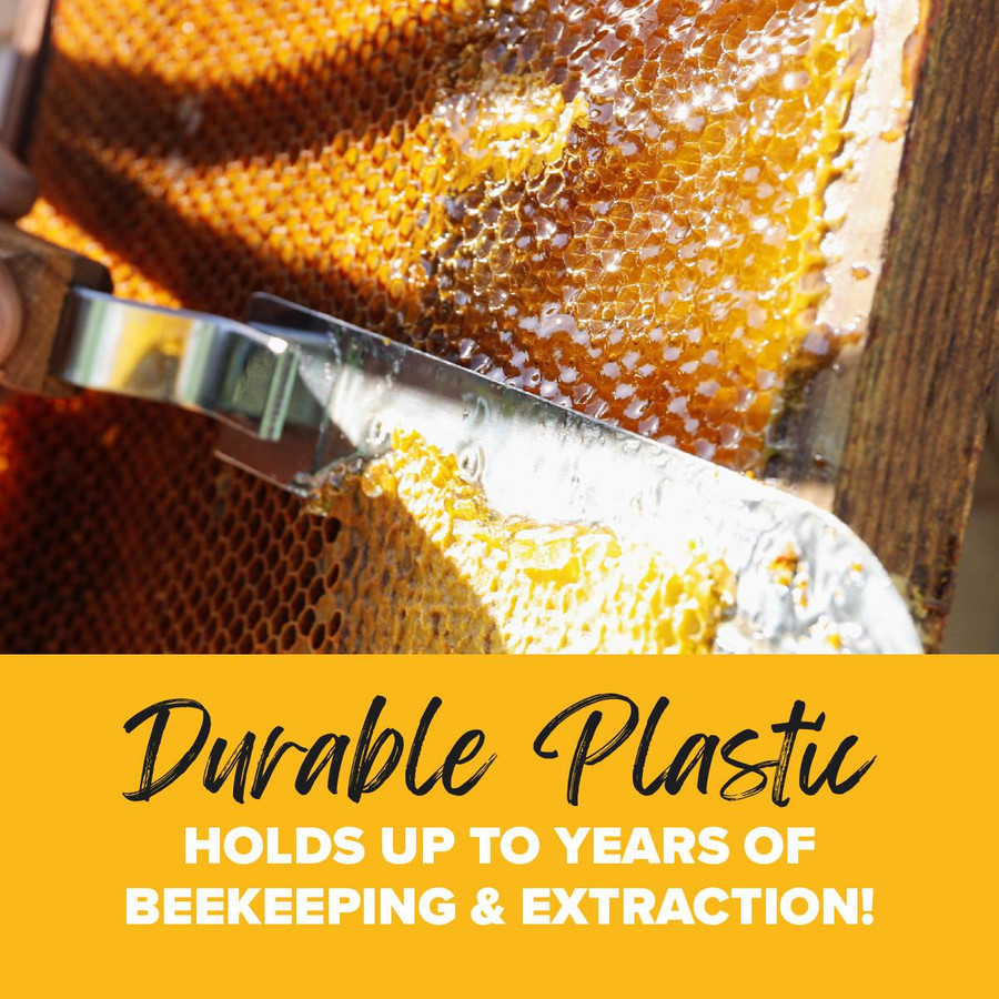 5 5/8" Waxed Rite-Cell Foundation, Natural or Black, Case of 10,Z153, Mann Lake Ltd.