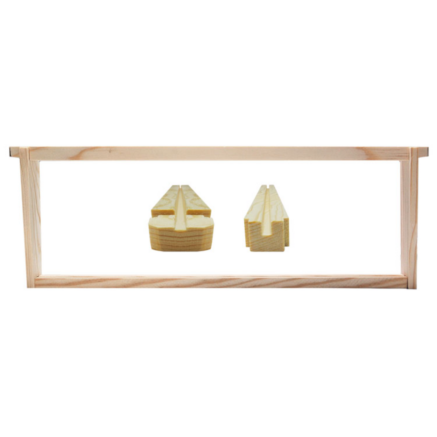 6 1/4" Medium Unassembled Frames Groove Top and Groove Bottom without Holes in Endbars, 10 Pack,FR811, Mann Lake Ltd.