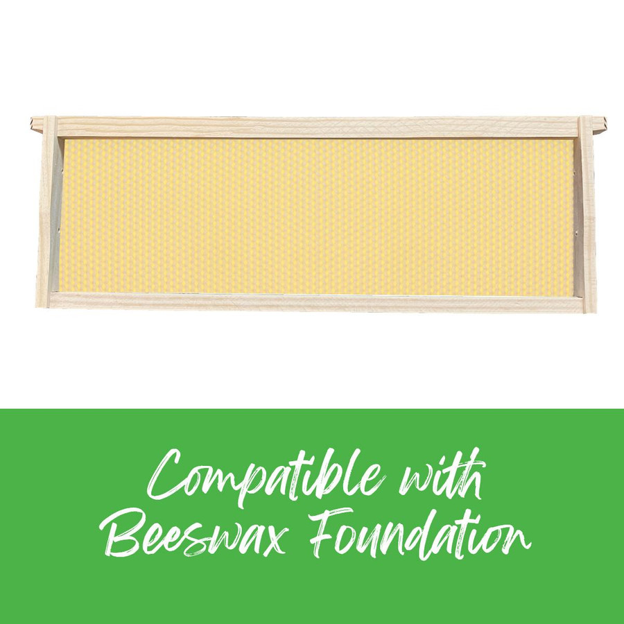 6 1/4" Medium Unassembled Frames - Wedge Top and Split Bottom with Pre-drilled Holes in Endbars - 100 Pack,FR932, Mann Lake Ltd.