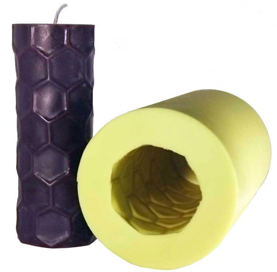 6" Hex Cylinder Mold,PM952, Mann Lake Ltd. 6" Hex Cylinder Mold,PM952, Mann Lake Ltd.