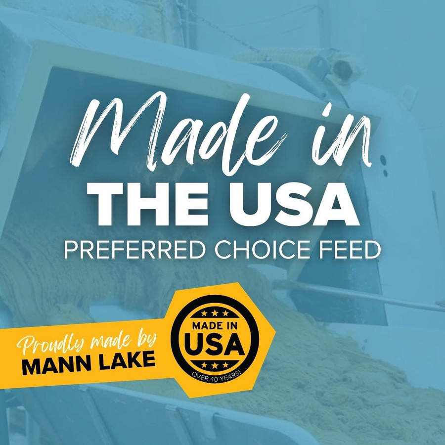 FD315, Ultra Bee Plus Patties with Natural Pollen, 40 lb, Mann Lake