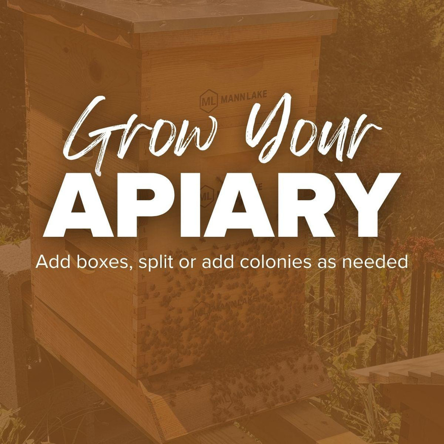 Traditional Growing Apiary Kit, 10 Frame, Not Painted, HK140, Mann Lake Ltd.