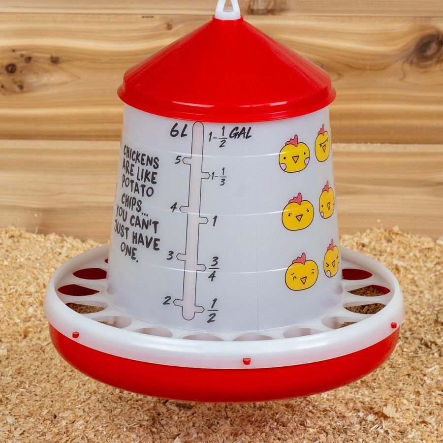 Chicken Emoji Poultry Feeder - 9 LB Chicken Emoji Poultry Feeder - 9 LB