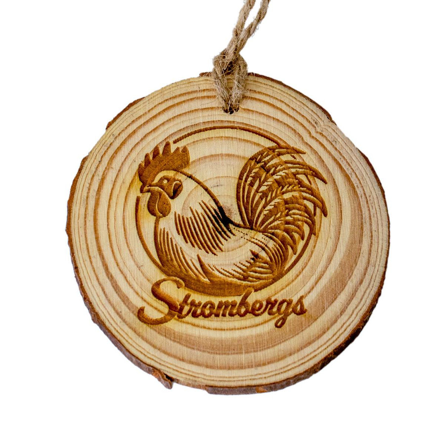 Rustic Wooden Rooster Ornament Rustic Wooden Rooster Ornament