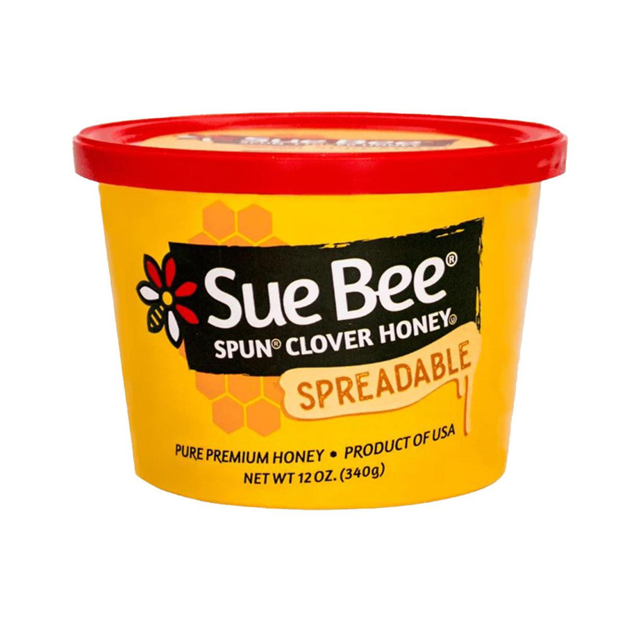 SUE BEE® SPUN® Spreadable Clover Honey, 12 oz SUE BEE® SPUN® Spreadable Clover Honey, 12 oz