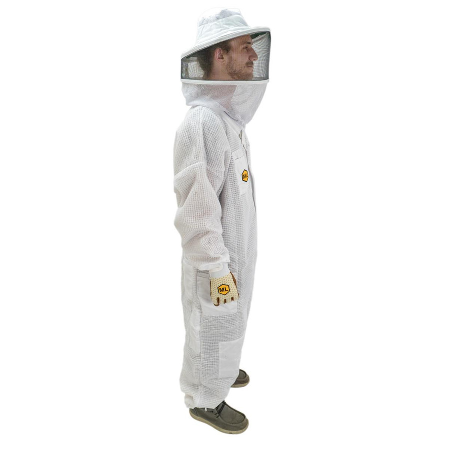 Vented Beekeeping Suit With Clear Vue Veil,Z336, Mann Lake Ltd. Vented Beekeeping Suit With Clear Vue Veil,Z336, Mann Lake Ltd.