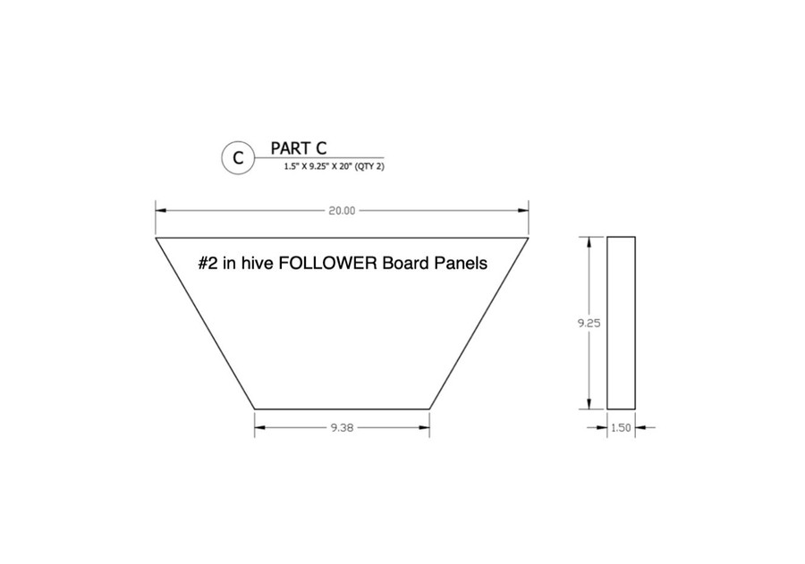 Hive Hugger® Top Bar Hive Kit: Includes Crown + Wrap,HD766, Mann Lake Ltd.