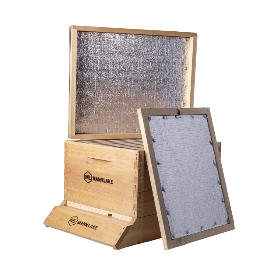 10 Frame Insulated Wax-Dipped Complete Hive Kit,IK160, Mann Lake Ltd.