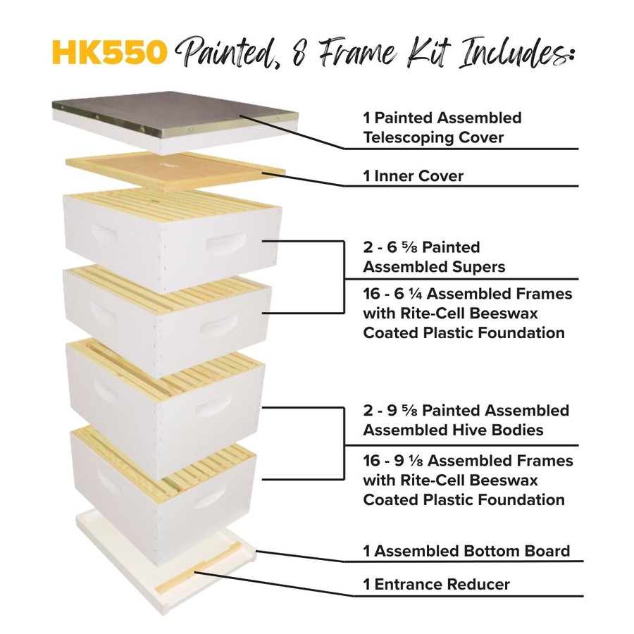 Traditional Growing Apiary Kit, Z200, Mann Lake Ltd.