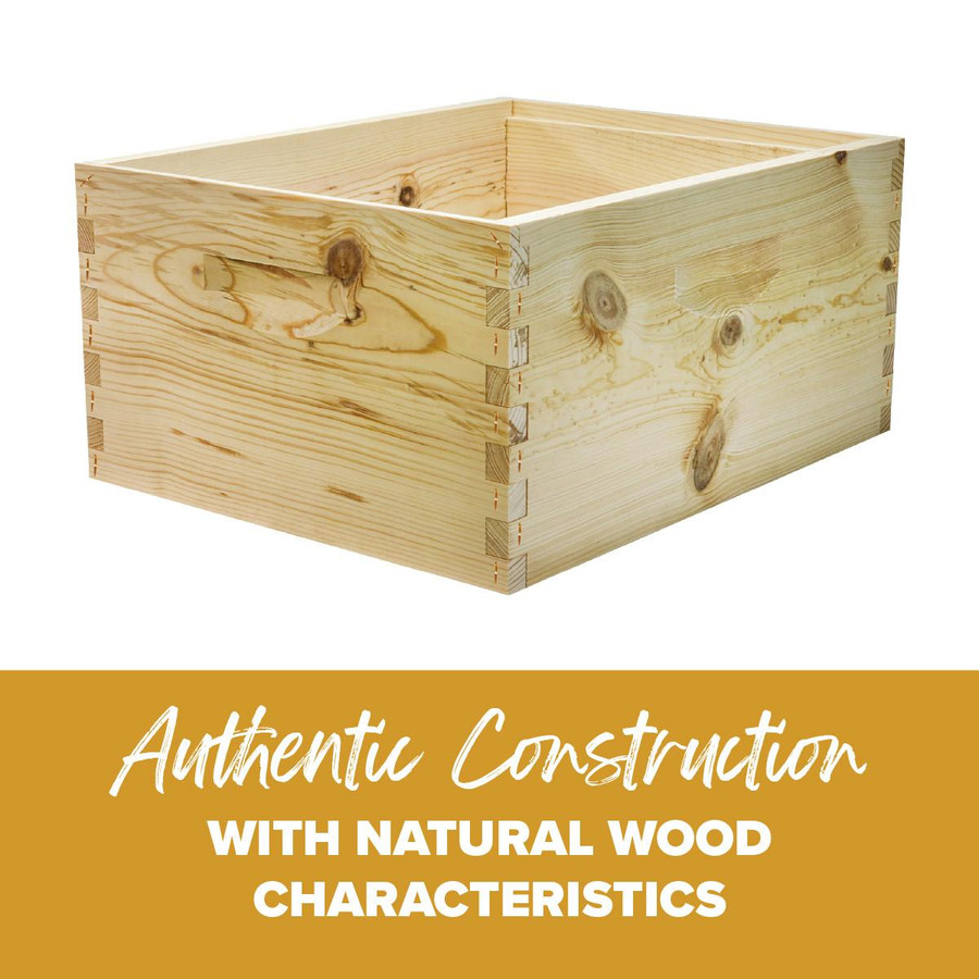 Bulk Unassembled 9 5/8" Budget Grade Deep Hive Box, 36+ Boxes,Z814, Mann Lake Ltd.