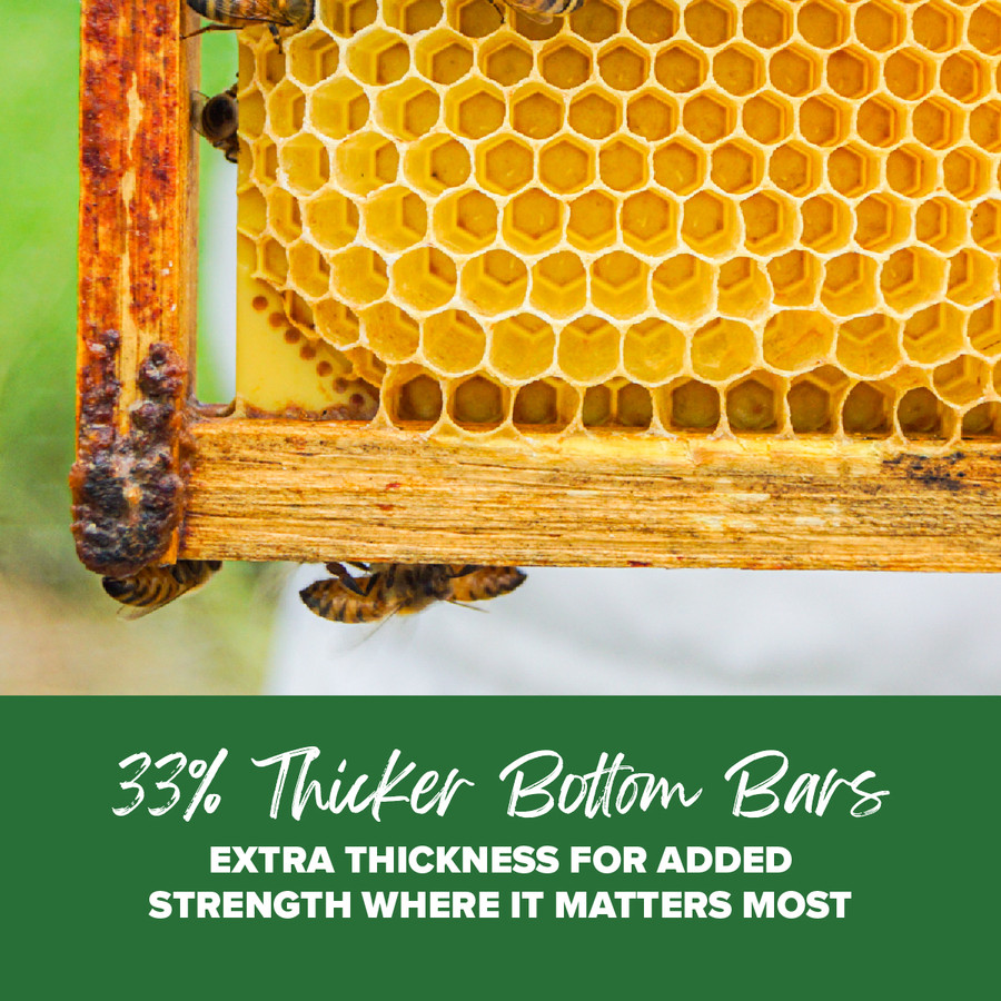 6 1/4" Medium Unassembled Frames - Groove Top and Groove Bottom without Holes in Endbars - 100 Pack,FR812, Mann Lake Ltd.