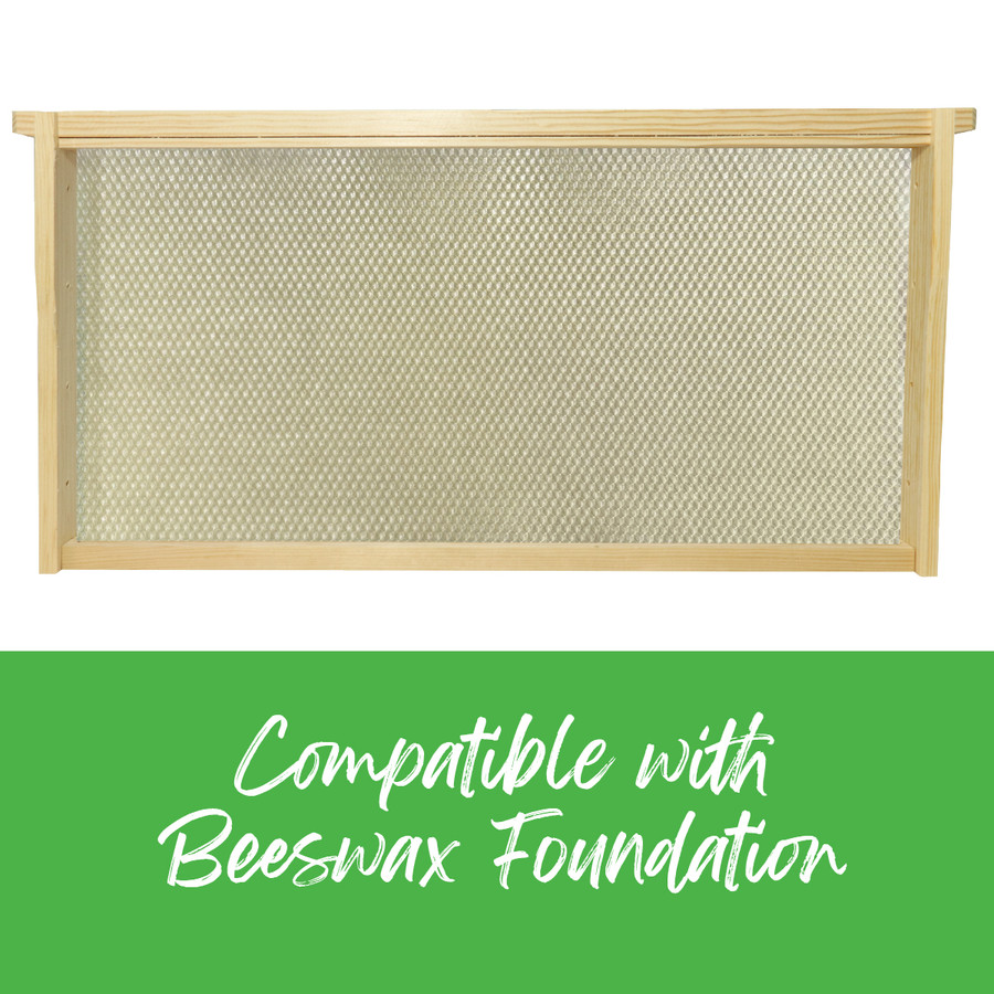 9 1/8" Deep Unassembled Frames - Wedge Top and Groove Bottom with Pre-drilled Holes in Endbars - 100 Pack (10+ Packs),FR903, Mann Lake Ltd.