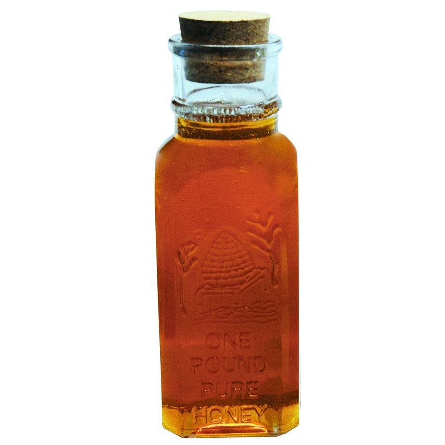 Glass Muth Jar 1 lb (453.59g) - 12 pack,CN125, Mann Lake Ltd.
