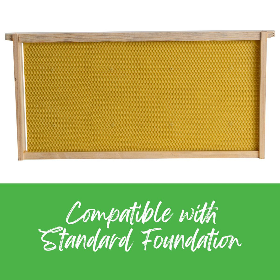 9 1/8" Deep Unassembled Frames - Groove Top and Groove Bottom with Pre-drilled Holes in Endbars - 100 Pack,FR822, Mann Lake Ltd.