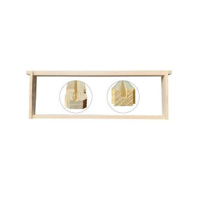 6 1/4" Medium Unassembled Frames - Groove Top and Groove Bottom with Pre-drilled Holes in Endbars - 100 Pack (10+ Packs),FR833, Mann Lake Ltd.